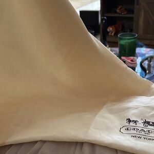 Coach Elegant Cream purse bag